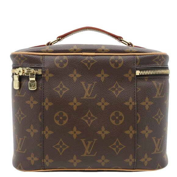 Louis Vuitton Nice BB Monogram Canvas Vanity Case Brown - Picture 3 of 16
